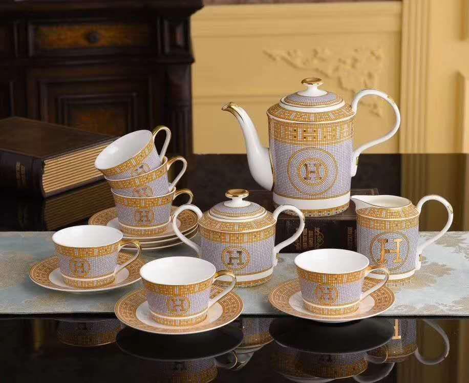Hermes Tea set for six people - Hermes Kitchen and Dining | Buy Online in UAE